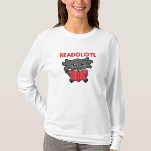 多くの本を読み読直す Tシャツ (正面)