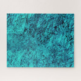 多くの混合/迷路の線を持つブルーデジタルアート ジグソーパズル