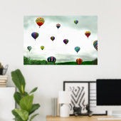 多くの熱気球 ポスター (ホームオフィス)