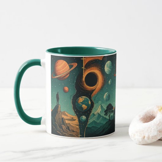 多くの現実のマグカップ | 平行宇宙マグカップ マグカップ (ドーナツ)
