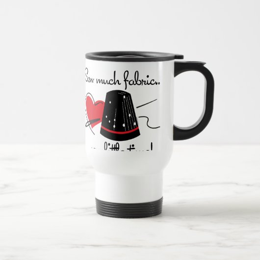 多くの生地を縫って下さい トラベルマグ (右)