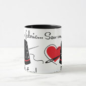 多くの生地を縫って下さい マグカップ (中央)