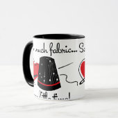 多くの生地を縫って下さい マグカップ (正面左)