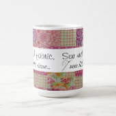 多くの生地を縫って下さい、少し時間を…縫って下さい コーヒーマグカップ (中央)