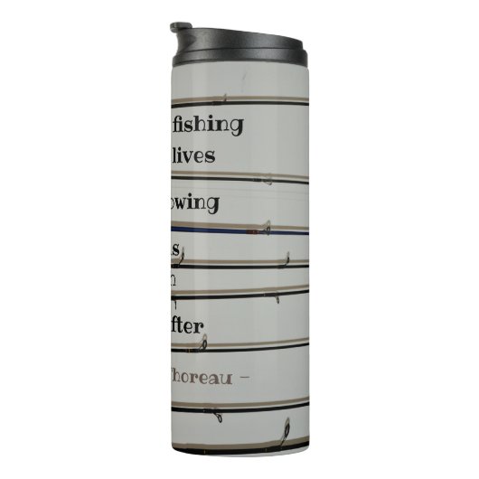 多くの男性が魚釣りロズグレー行く タンブラー (回転右)