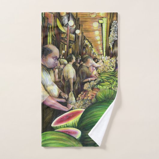 多くの男性と多くのメロン バスタオルセット (ハンドタオル)