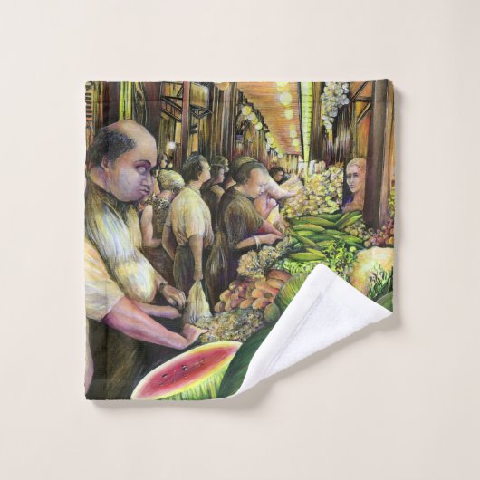 多くの男性と多くのメロン バスタオルセット (ウォッシュタオル)