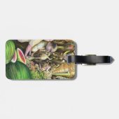 多くの男性と多くのメロン ラゲッジタグ (裏面横)