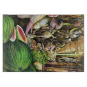 多くの男性、多くのメロン、ブダペスト カッティングボード (正面)