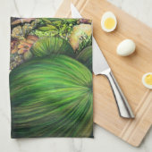 多くの男性、多くのメロン、ブダペスト キッチンタオル (四つ折り)