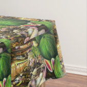 多くの男性、多くのメロン、ブダペスト テーブルクロス (インサイチュ)