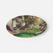 多くの男性、多くのメロン、ブダペスト ペーパープレート (アングル)