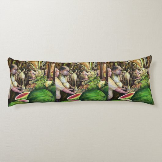 多くの男性、多くのメロン、ブダペスト ボディピロー (裏面)