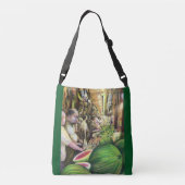 多くの男、多くのメロン クロスボディバッグ (裏面)