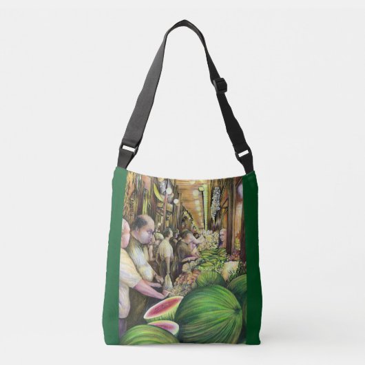 多くの男、多くのメロン クロスボディバッグ (正面)