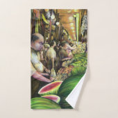 多くの男、多くのメロン バスタオルセット (ハンドタオル)