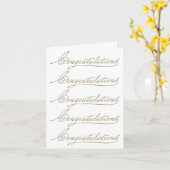 多くの祝福 カード (黄色い花)