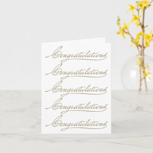 多くの祝福 カード (黄色い花)