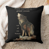 多くの素晴らし声オ感動的オカミ引用文 クッション (ブランケット)