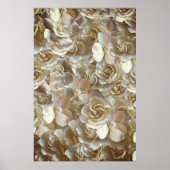 多くの美しい花びらのバラ ポスター (正面)