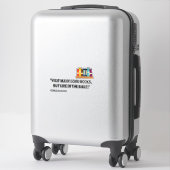 多くの良い本を訪問するが、聖書の中に住む シール (スーツケース)