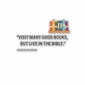 多くの良い本を訪問するが、聖書の中に住む シール (正面)