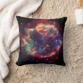 多くの色のカシオペアA クッション (ブランケット)