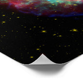 多くの色のカシオペアA ポスター (角)