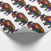 多くの色のコート ラッピングペーパー (角)