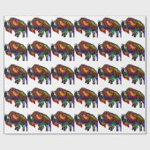 多くの色のコート ラッピングペーパー (フラット)