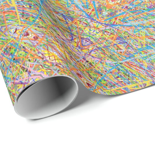 多くの色のファンタジーのような柔らかい砂絵 ラッピングペーパー (ロールコーナー)