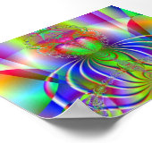 多くの色のブッダ ポスター (角)