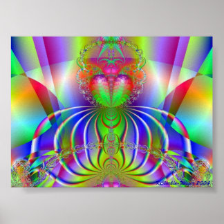 多くの色のブッダ ポスター