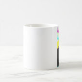 多くの色のレコード コーヒーマグカップ (中央)