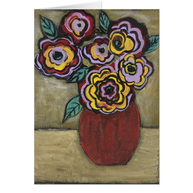 多くの色の花 (正面)