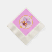 多くの色、ワンオーキッド紙 縁ありカクテルナプキン (角)