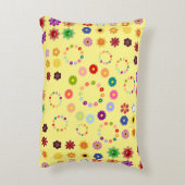 多くの花 アクセントクッション (裏面(縦))