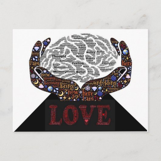 多くの言葉で表現された愛 ポストカード (正面)