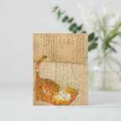 多くの言葉の猫 ポストカード (スタンド正面)