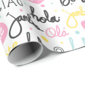 多くの言語でこんにちは ラッピングペーパー (ロールコーナー)