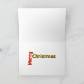 多くの言語でクリスマスを楽しむ シーズンカード (内部)