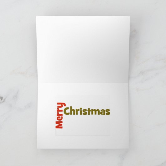 多くの言語でクリスマスを楽しむ シーズンカード (内部)