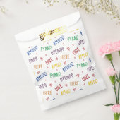 多くの言語で愛レインボーフェイバーバッグ フェイバーバッグ (封をした状態)