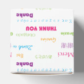 多くの言語で感謝 フェイバーボックス (上部)