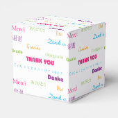 多くの言語で感謝 フェイバーボックス (裏面サイド)