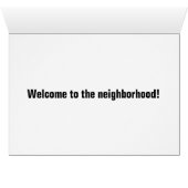 多くの言語で歓迎ピンクかわいいパーソナライズ (内部横(下))