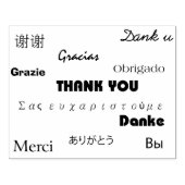 多くの言語で違うありがとう ラバースタンプ (インプリント)