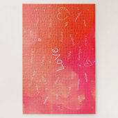 多くの言語でLOVE違うという語 ジグソーパズル (縦)