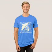 多くの言語のシャツとジャケットでPEACE トライブレンドＴシャツ (正面全面)