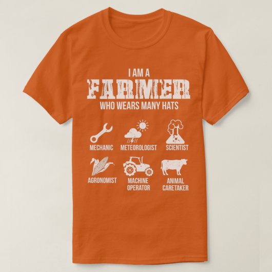 多くの農家 Tシャツ (デザイン正面)